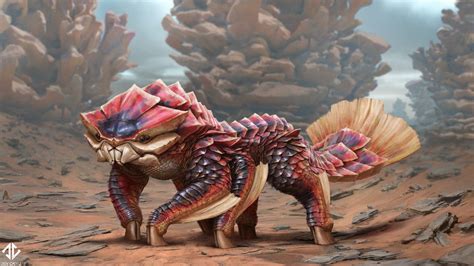 Creature Design Scaly Omnivore By Deivcalviz On Deviantart