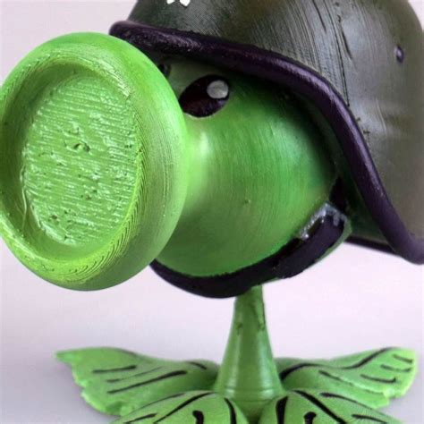 3d Printable Gatling Pea Plants Vs Zombies By Marco Autilio