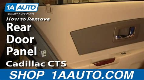 How To Replace Rear Door Panel Cadillac Cts A Auto