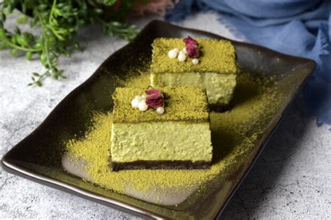 Matcha Tofu Mousse Cake Asian Inspirations