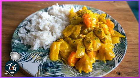 Pollo Al Curry Con Verduras Receta Super F Cil Youtube