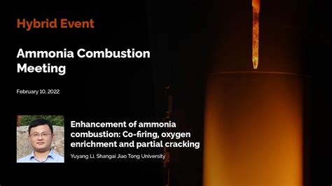 Enhancement Of Ammonia Combustion Co Firing Oxygen Enrichment And