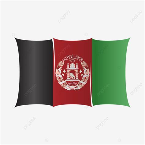 Afghanistan Flag Vector Afghanistan Flag Afghanistan Watercolor Flag