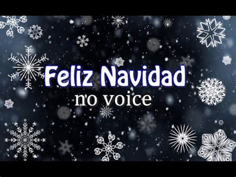 Feliz Navidad Karaoke - YouTube