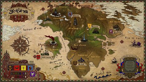 Map of Eorzea (Stylized) by KupoDovahmog on DeviantArt