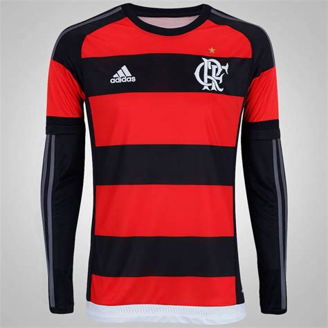 Camisa Manga Longa Do Flamengo I Patroc Nio Adidas