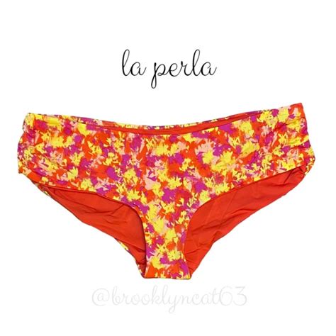 La Perla Swim La Perla Studio Bikini Swim Bottoms Donna Mare Vi Red