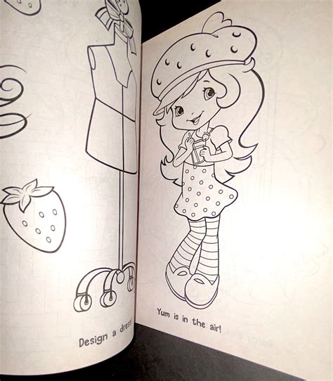 Plum Pudding Strawberry Shortcake Coloring Pages