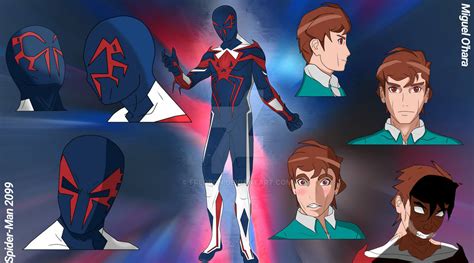 Spider-Man 2099 Suit (The Animated Series) by FredBon on DeviantArt