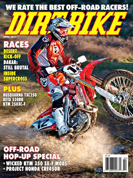 Dirt Bike April 2011 Volume 41 No 4 Dirt Bike Magazine