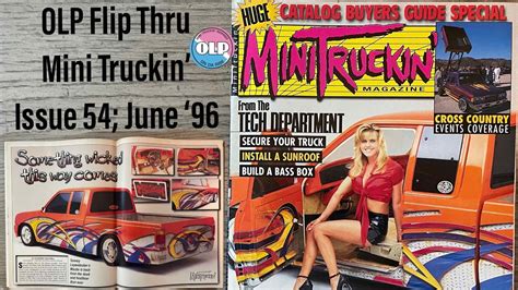 Mini Truckin Magazine Issue June Youtube