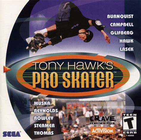 Tony Hawks Pro Skater Cover Or Packaging Material Mobygames