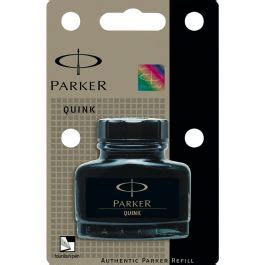 Vidro De Tinta Quink Negra Parker