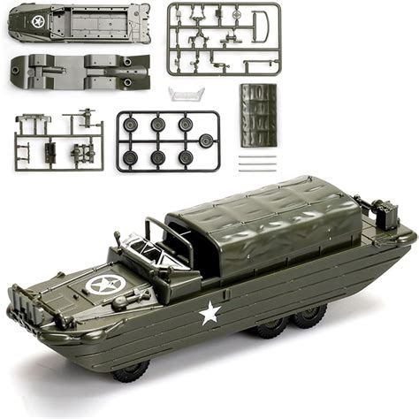 Amazon ViiKONDO Military Vehicle Army Men Toy Easy Model Kit 1 72