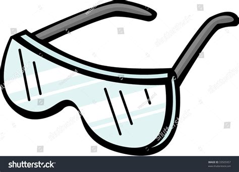 Safety Goggles Stock Vector 33505957 - Shutterstock