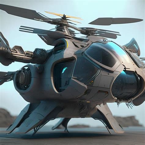 Futuristic helicopter by Pickgameru on DeviantArt