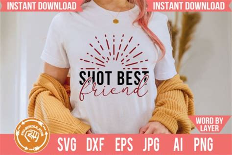 1 Shot Best Friend Svg Cut File Designs And Graphics