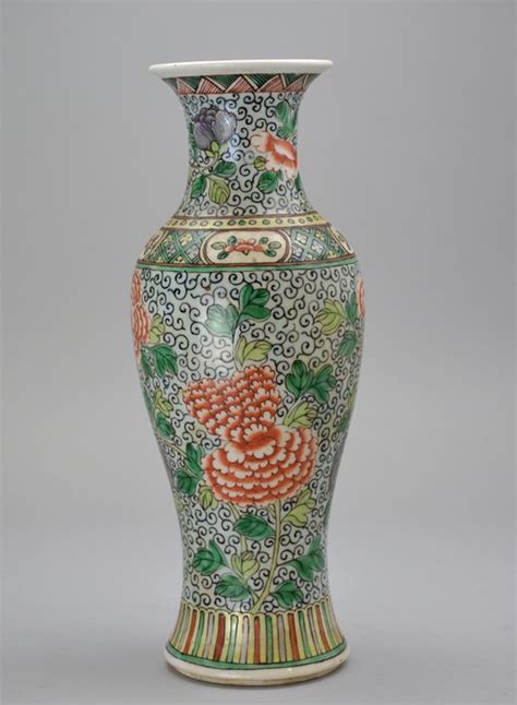 Porcelain Famille Verte Vase China 19th Century Catawiki