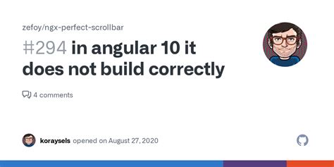 In Angular 10 It Does Not Build Correctly Issue 294 Zefoy Ngx