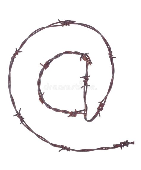 Rusty Barbed Wire Heart Stock Photo Image Of Symbol 18732566