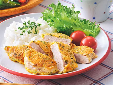 豚ヒレ肉のチーズピカタのレシピ｜ぱくぱく献立くん（料理レシピ）