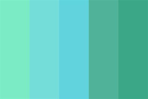 fave cyan Color Palette