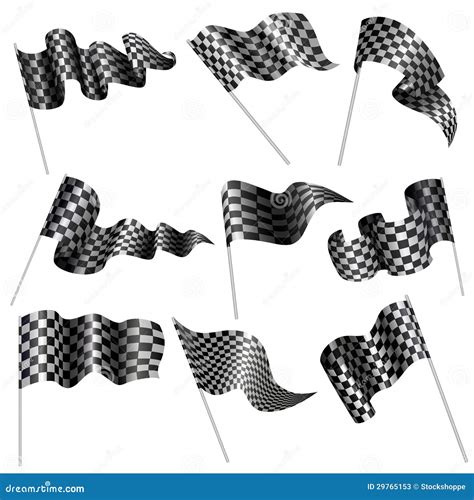 Checkered Flag Stock Vector Illustration Of Pattern