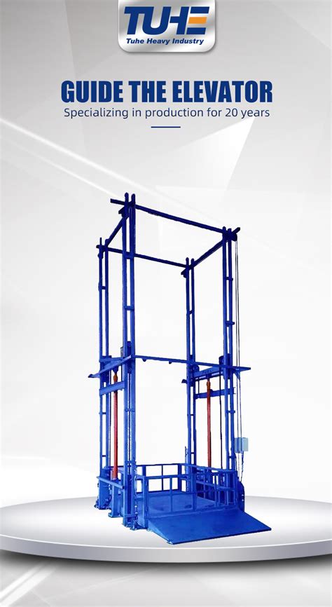 2 Ton Hydraulic Type Safety Device Warehouse Cargo Lift OME For Factory ...