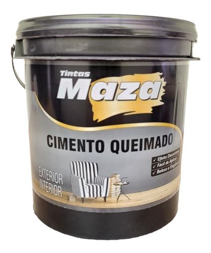 Revestimento Efeito Cimento Queimado 25kg Maza Cores Frete grátis