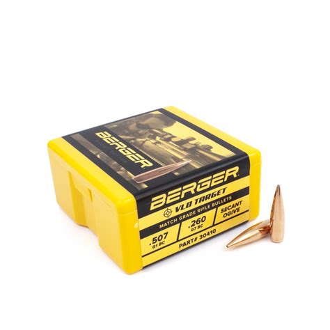 Berger Bullets Caliber Grain Match Vld Target