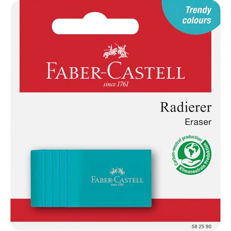 Faber Castell Gumka Pvc Free Bicolor Kolor Trend Blister 1 Szt