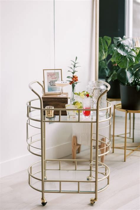 Gold Bar Cart Rental A To Z Event Rentals Llc