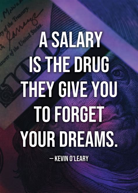 Salary Is A Drug They Give Poster Picture Metal Print Paint By