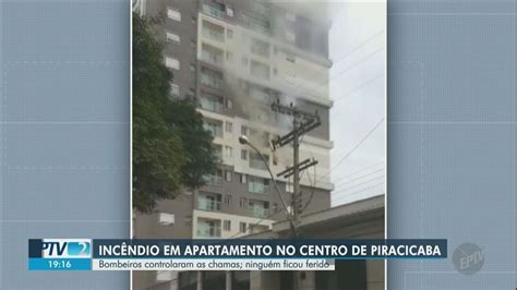 Prédio é evacuado pelo Corpo de Bombeiros após incêndio em apartamento