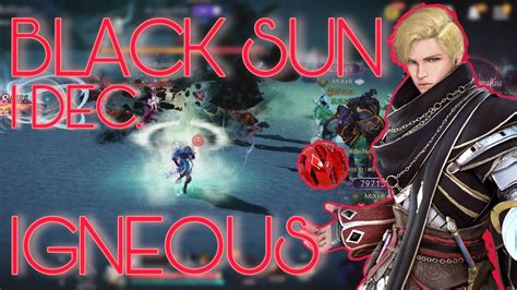 Black Desert Mobile Global Black Sun Igneous Dec Youtube