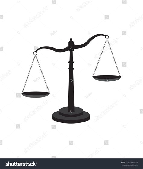 Scale Justice Vector Stock Vector (Royalty Free) 1104652370 | Shutterstock