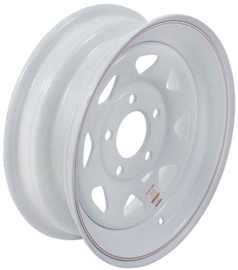 Dexstar Steel Spoke Trailer Wheel 15 X 5 Rim 5 On 5 White