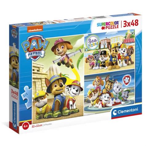 Puzzle Paw Patrol Pat Patrouille X Pi Ces Supercolor Clementoni