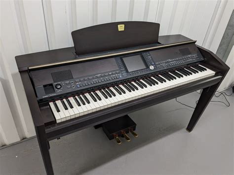 YAMAHA CLAVINOVA CVP 509 DIGITAL PIANO STOOL IN DARK ROSEWOOD Stock