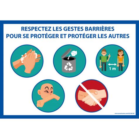 Panneau Respectez Les Gestes Barri Re Images Design