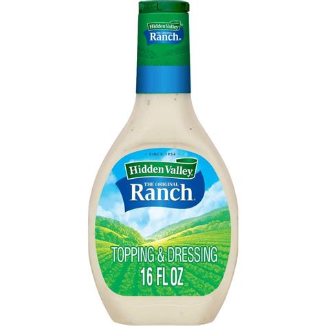 Hidden Valley Original Ranch Salad Dressing Topping Gluten Free 16 Fl Oz Artofit