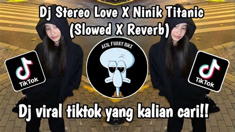 Dj Stereo Love X Ninix Titanic Slowed Reverb Trend Capcut Viral