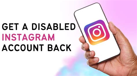 How To Get A Disabled Instagram Account Back Youtube