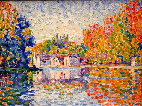 Pintura Del Sena Por Paul Signac Art Arte Impresionista