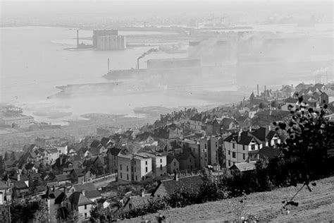 View From Skyline Parkway Of Downtown Duluth In 1899 Perfect Duluth Day