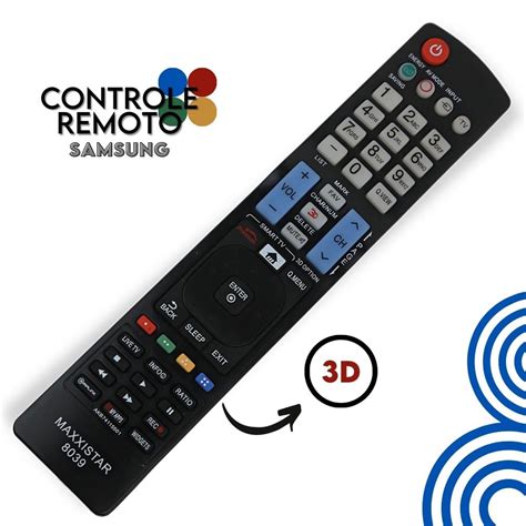 Controle Samsung Smart 8039 Nybc Shopee Brasil