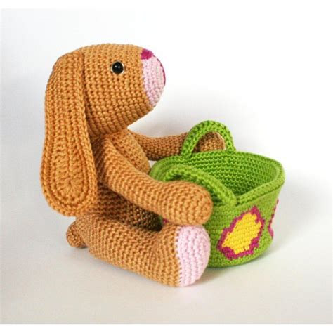 Crochet Bunny Easter Basket Easy Pattern Artofit