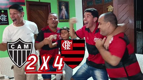 REACT ATLETICO MG 2 X 4 FLAMENGO CAMPEONATO BRASILEIRO YouTube