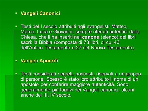 VANGELI CANONICI E VANGELI APOCRIFI Vangeli Canonici Vangeli Canonici