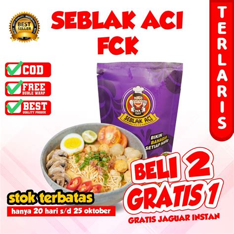 Jual Seblak Aci Fck Instant Baso Aci Cuanki Lidah Cuanki Tahu